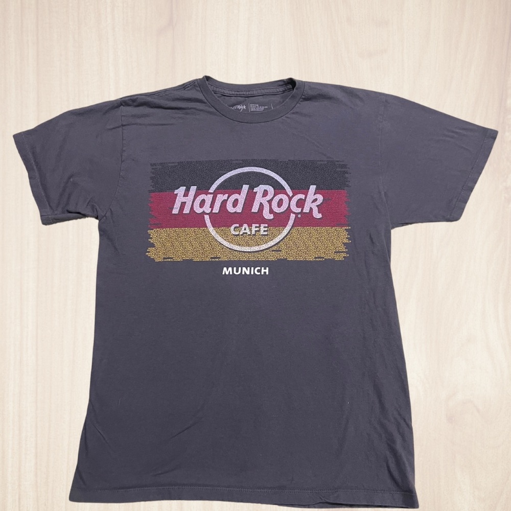 Hard Rock Cafe Munich Gray Short Sleeve Tee